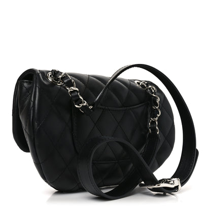 Chanel Calfskin Quilted CC Uniform Flap Belt Bag Black 4 of 12
