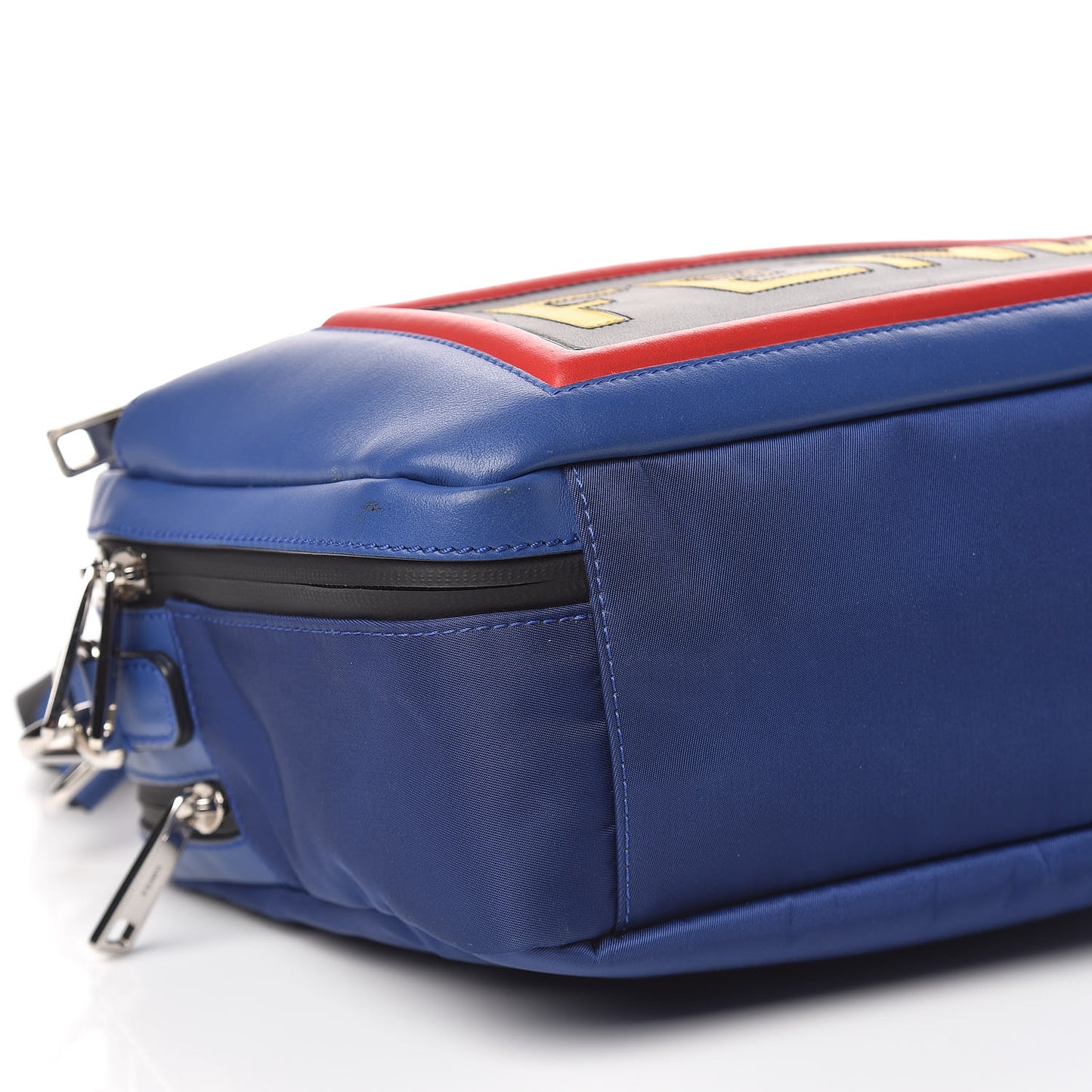 Nylon Vitello Century Vocabulary Camera Bag Blue Cobalto Blue Neon Sunflower