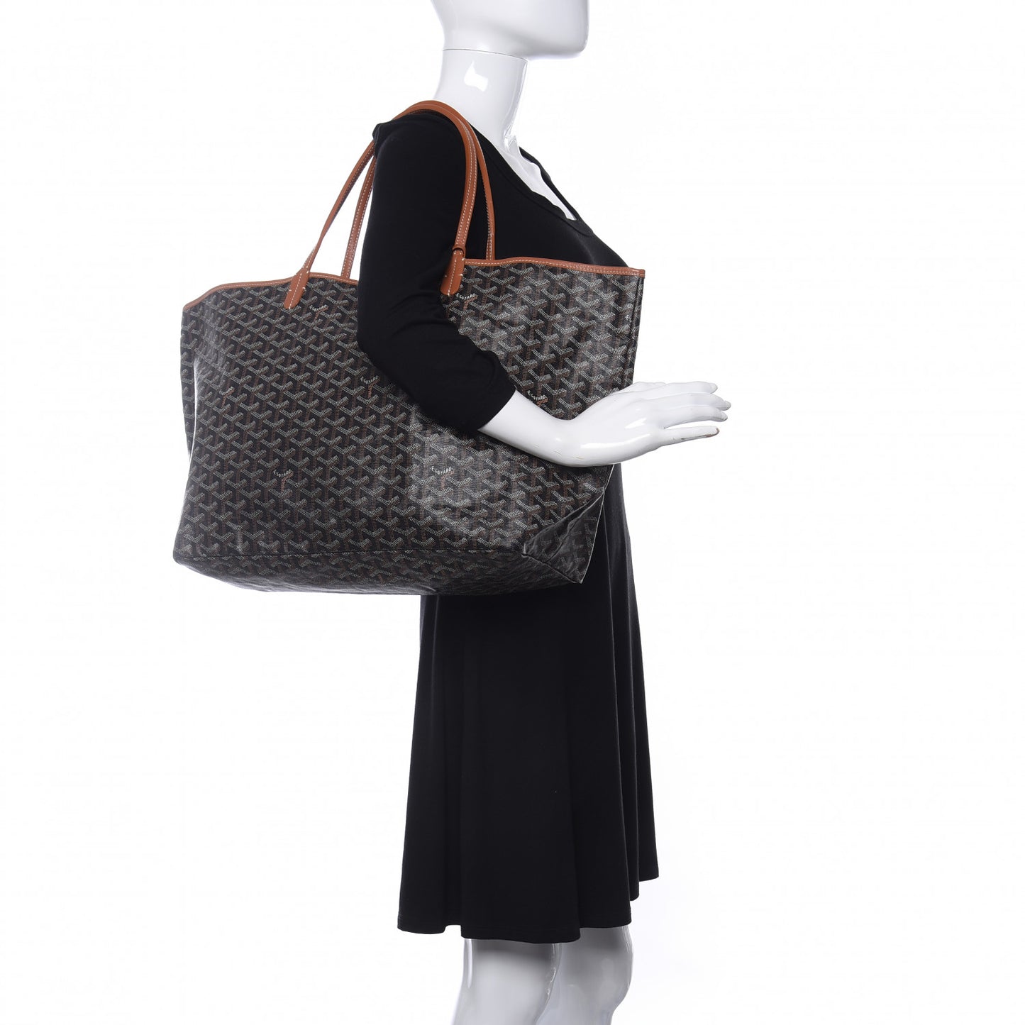 Goyardine Saint Louis GM Black Gold