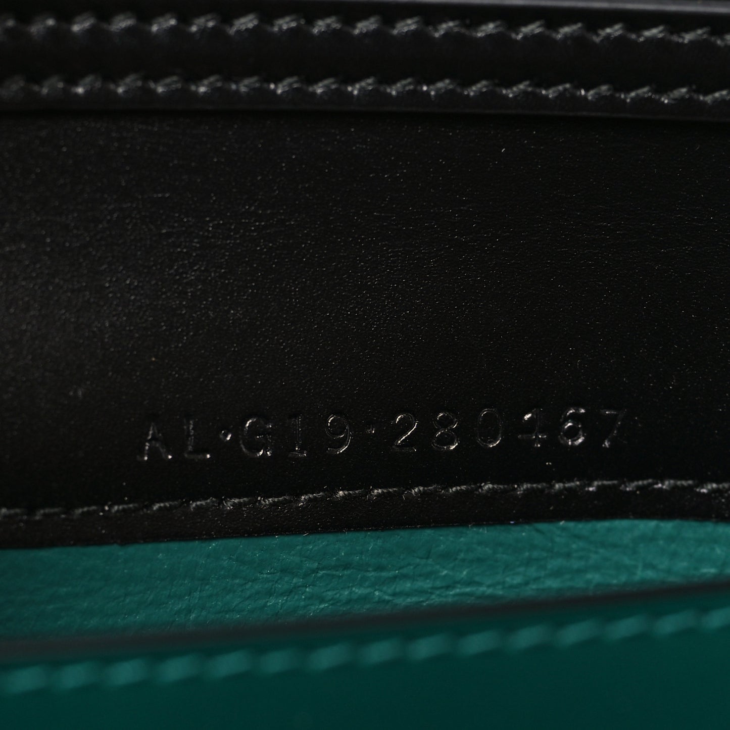 Calfskin Serpenti Forever Chain Wallet Black