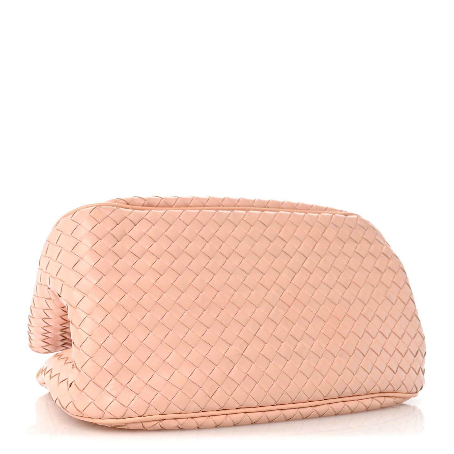 Nappa Intrecciato Woven Tote Flamingo