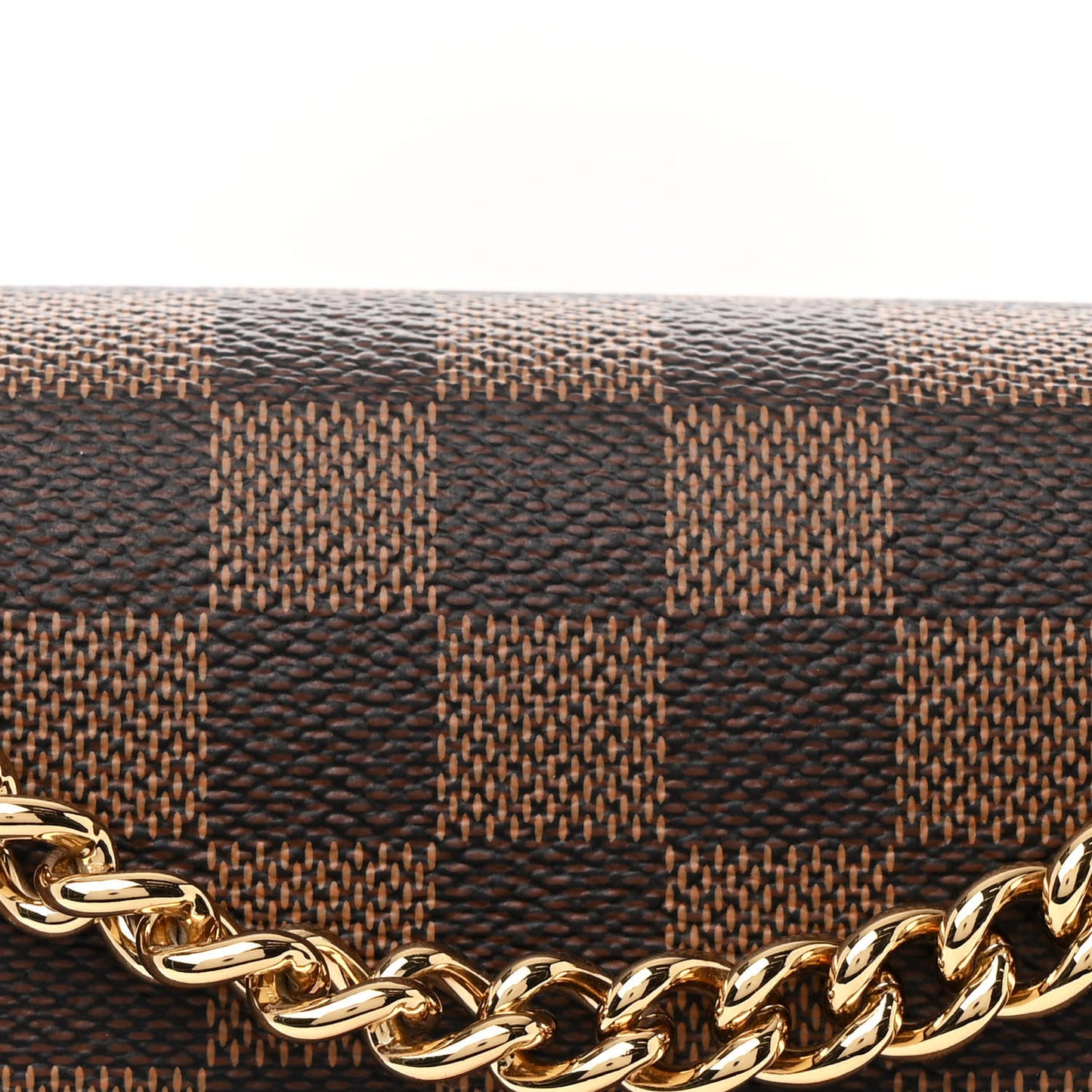 Damier Ebene Caissa Clutch Rose Ballerine