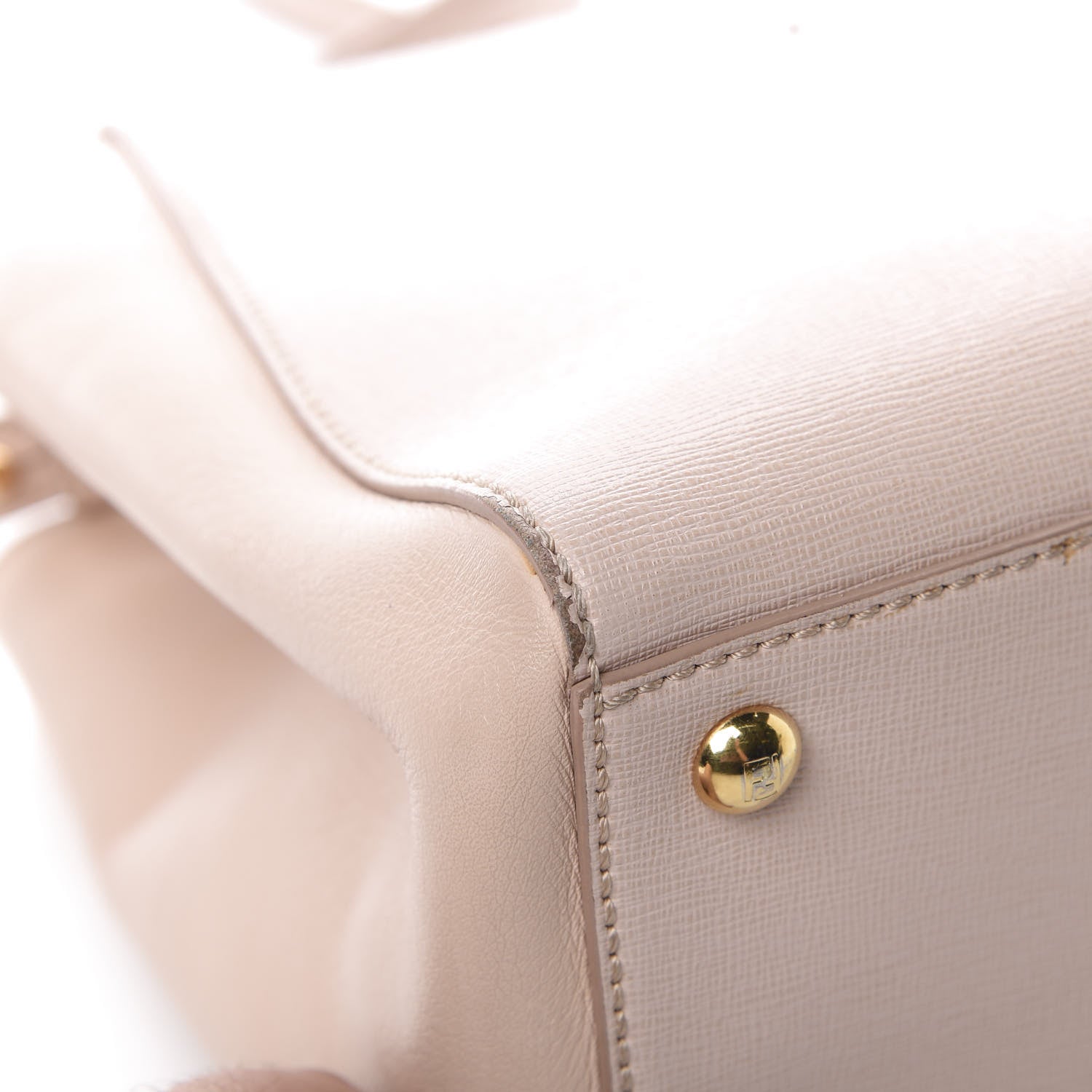 Fendi Vitello Elite Flamingo Petite 2Jours Tote Rosa Plaster 12 of 16