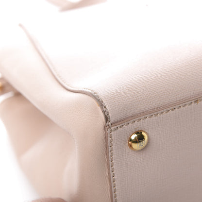 Fendi Vitello Elite Flamingo Petite 2Jours Tote Rosa Plaster 12 of 16