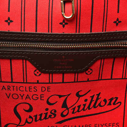 Louis Vuitton Damier Ebene Neverfull MM 6 of 9