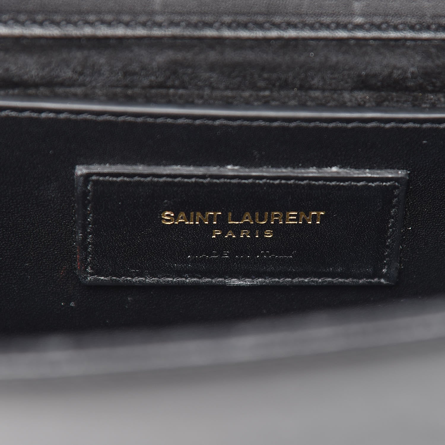 Saint Laurent Calfskin Small Classic Monogram Kate Tassel Satchel Black 7 of 10