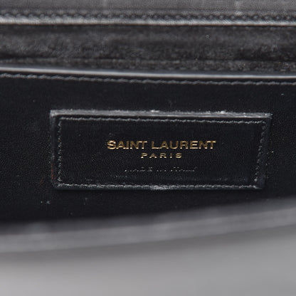 Saint Laurent Calfskin Small Classic Monogram Kate Tassel Satchel Black 7 of 10