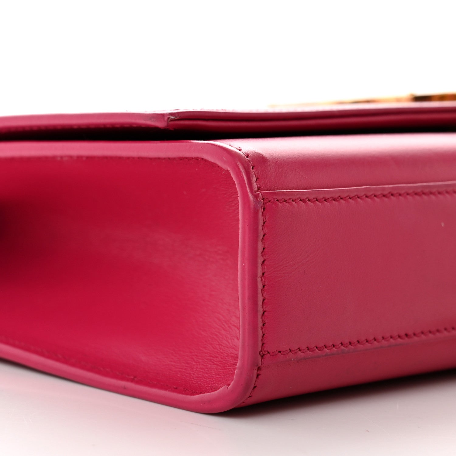 Saint Laurent Smooth Calfskin Classic Monogram Kate Tassel Chain Wallet Pink 10 of 12