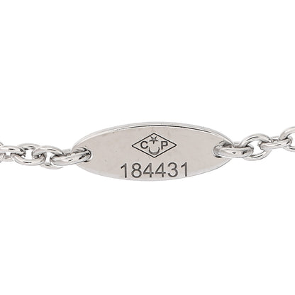 Christian Dior 18K White Gold Diamond Mother of Pearl Rose Des Vents Bracelet 3 of 3