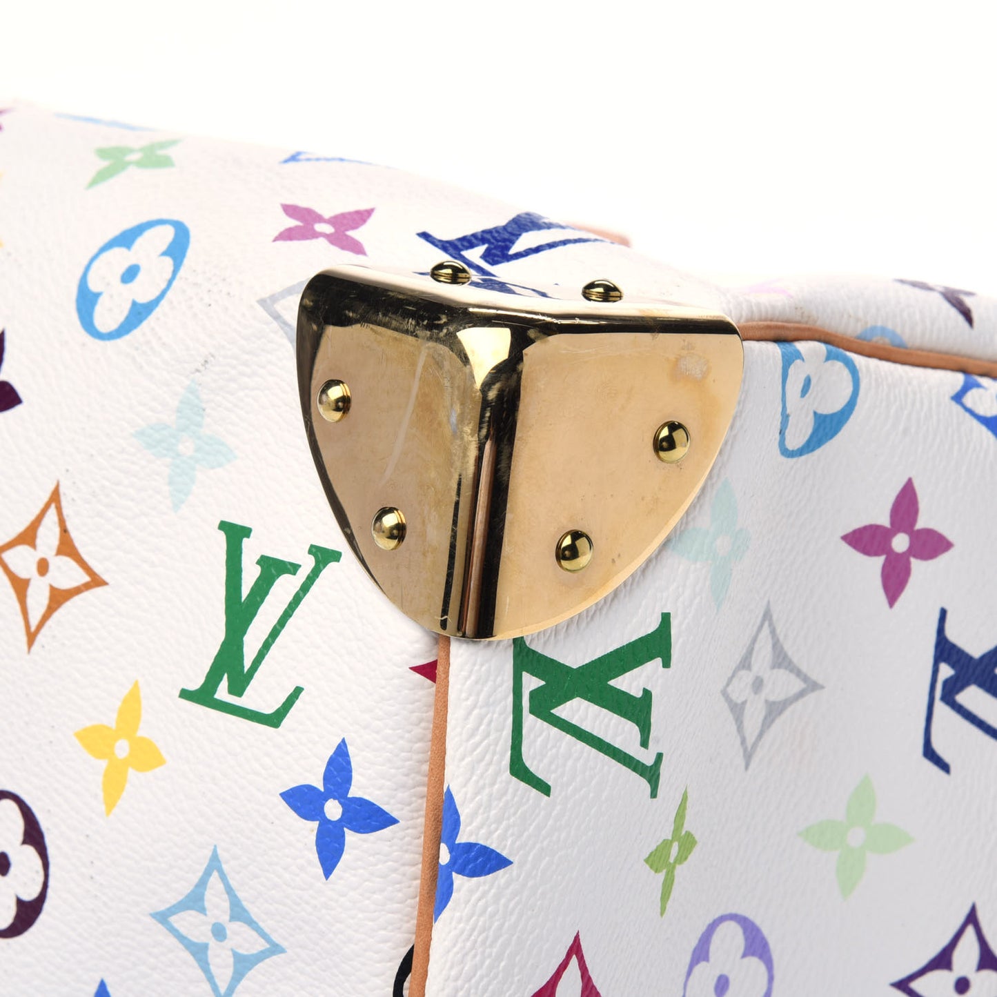 Monogram Multicolor Speedy 30 White