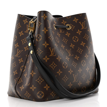 Louis Vuitton Monogram Neonoe MM Black 3 of 11