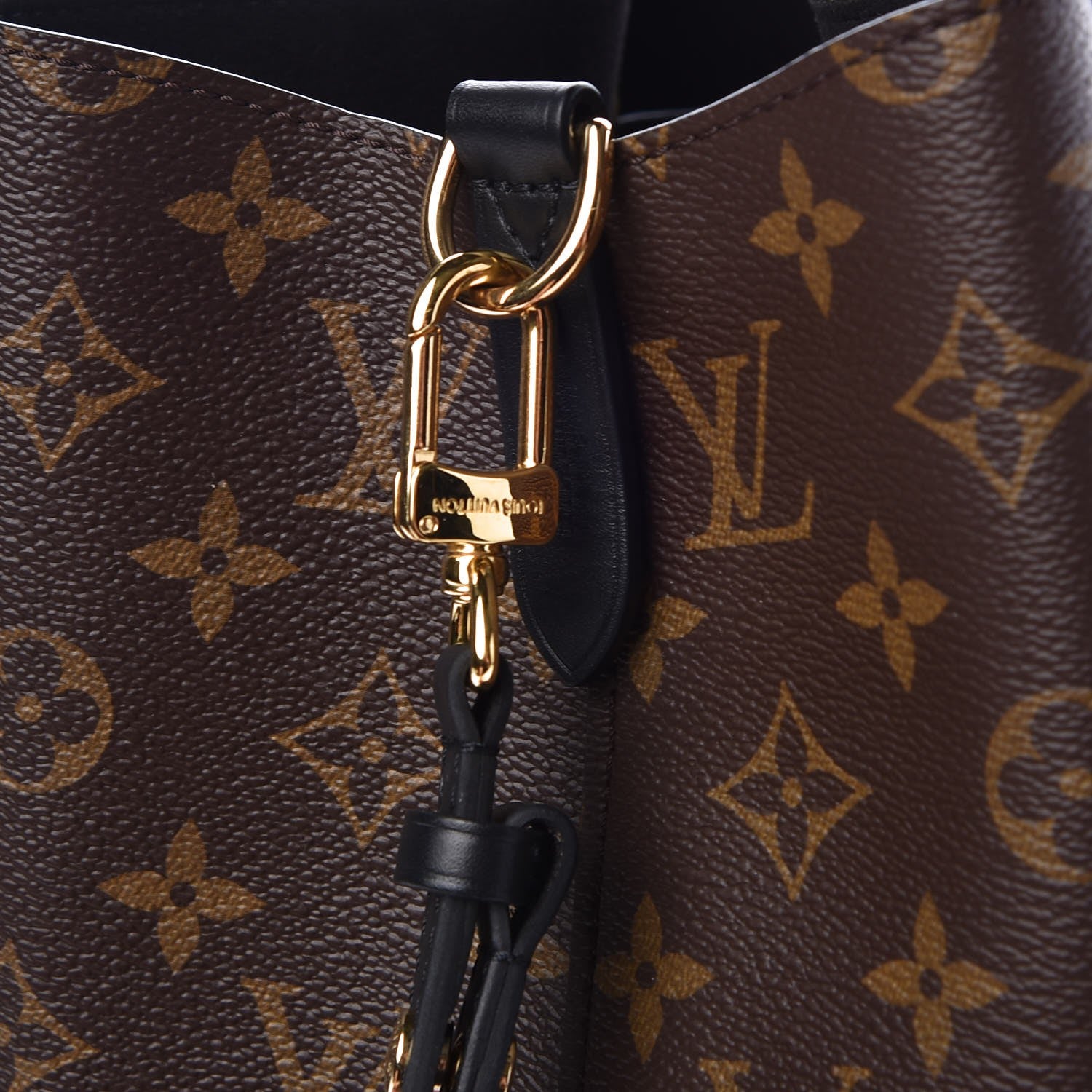 Louis Vuitton Monogram Neonoe MM Black 9 of 12