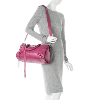 Balenciaga Agneau Classic Hardware Maxi Twiggy Cyclamen 2 of 7