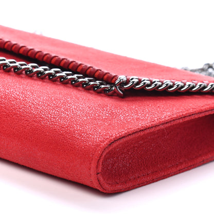Stella McCartney Shaggy Deer Mini Falabella Crossbody Bag Cherry 8 of 8