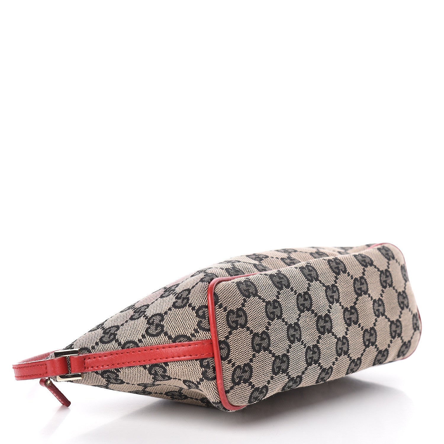 Gucci Monogram Boat Pochette Black Red 4 of 10