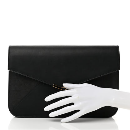 Fendi Vitello Elite 2Jours Clutch Black 2 of 9