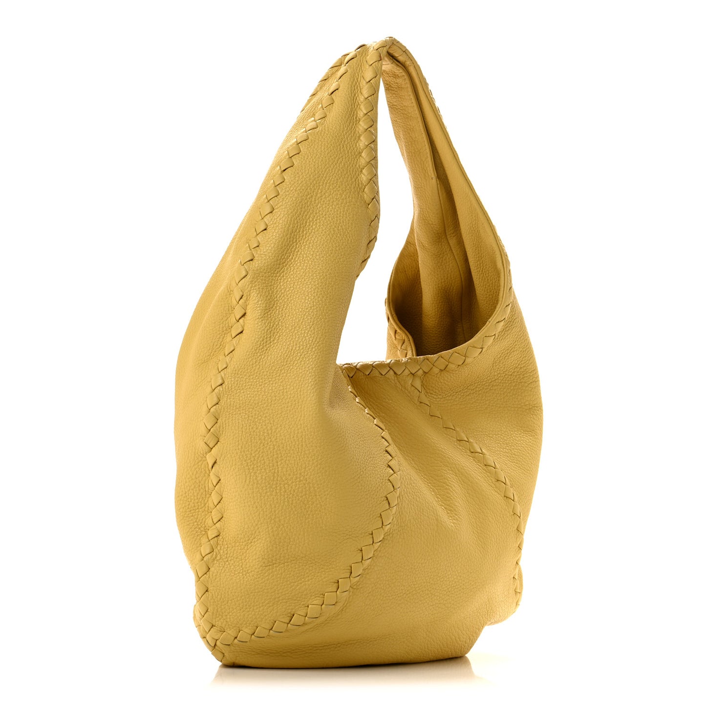 Cervo Deerskin Large Hobo Yellow