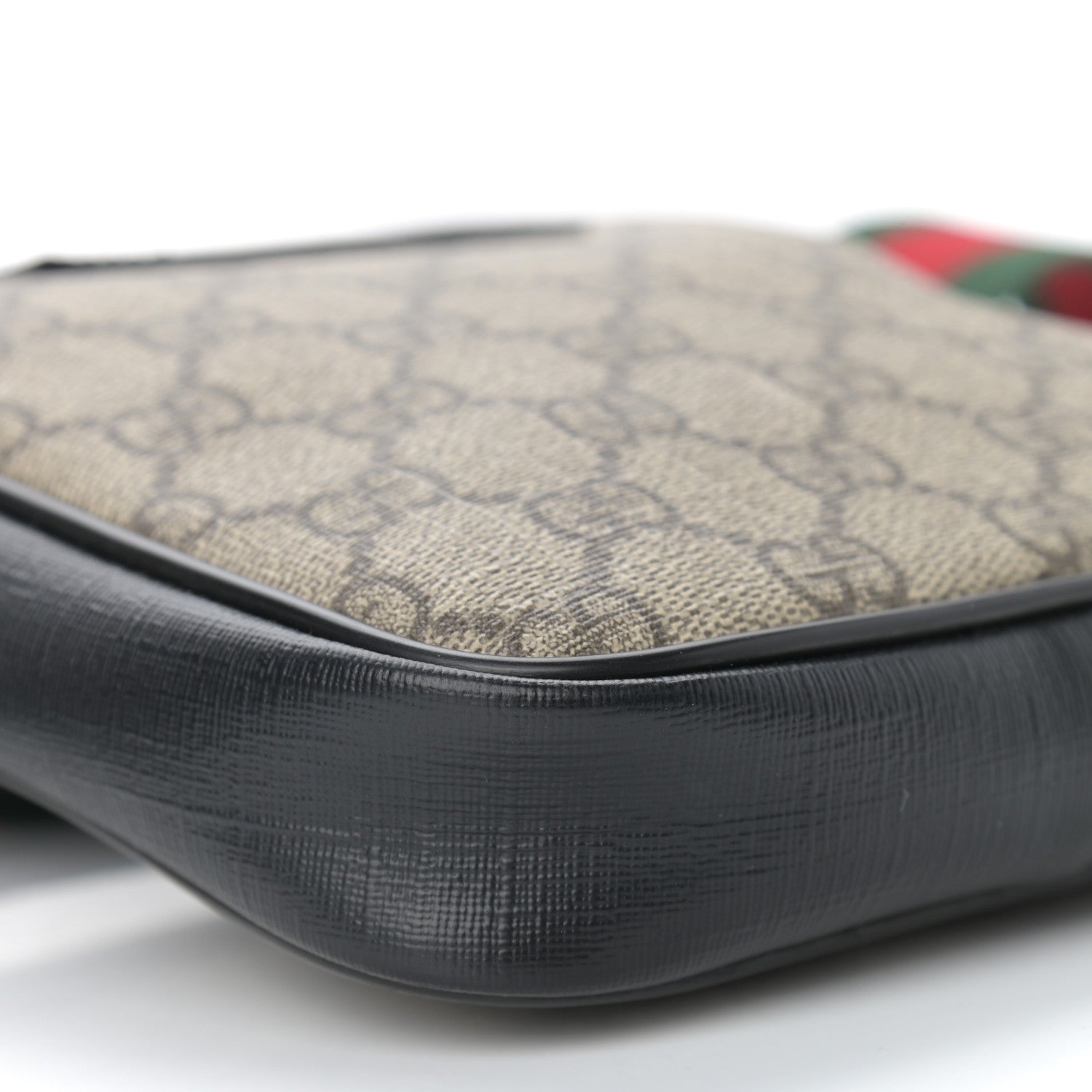 Gucci GG Supreme Monogram Web Belt Bag Black 14 of 18