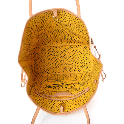 Louis Vuitton Monogram Kusama Waves Neverfull MM Yellow 5 of 14