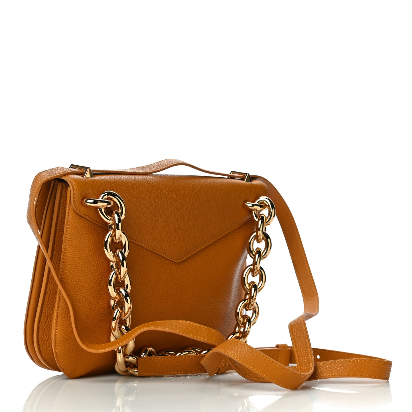 Calfskin Mount Envelope Bag Cob
