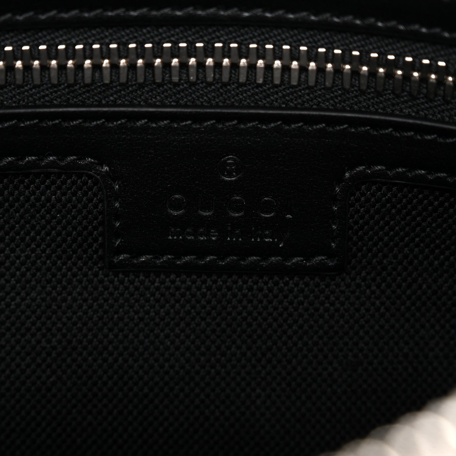 Gucci Soft GG Supreme Monogram Web Belt Bag Black Grey 6 of 10