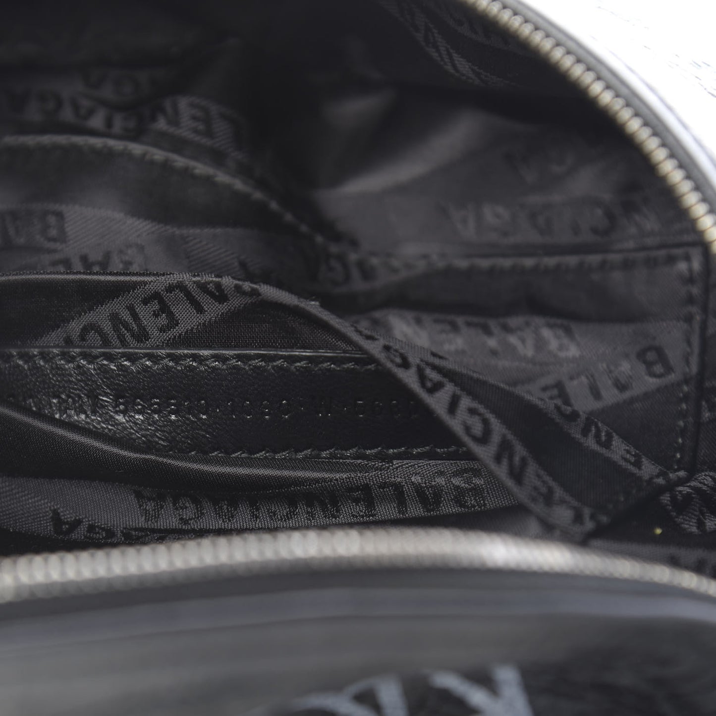 Agneau Arena Graffiti All Over XXS Souvenir Belt Bag Black White