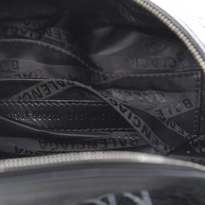 Balenciaga Agneau Arena Graffiti All Over XXS Souvenir Belt Bag Black White 7 of 10