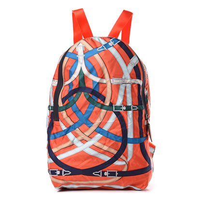 Hermes Silk Barenia Cavalcadour Airsilk Backpack 1 of 10
