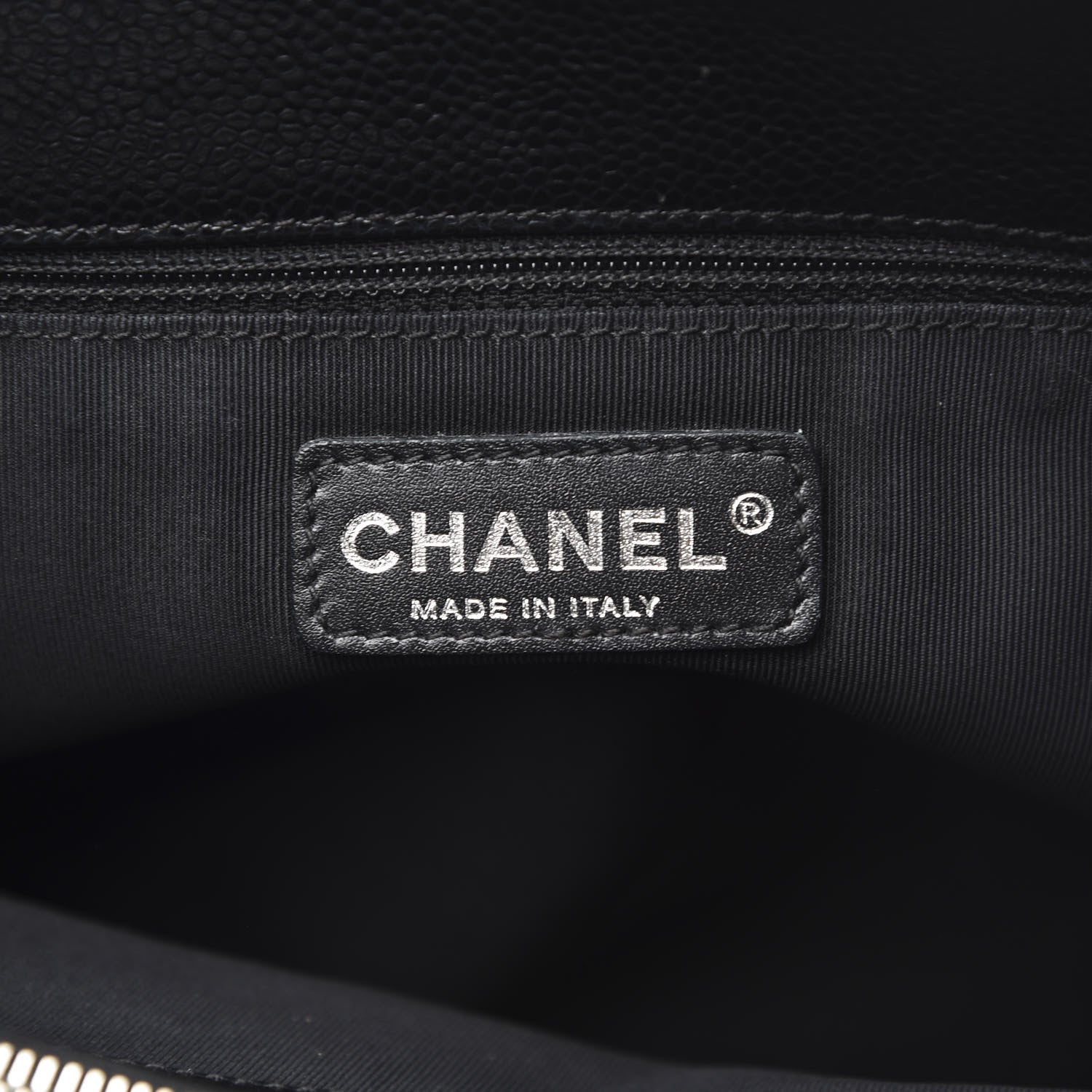 Chanel Caviar Quilted Grand Shopping Tote GST Black 6 of 14