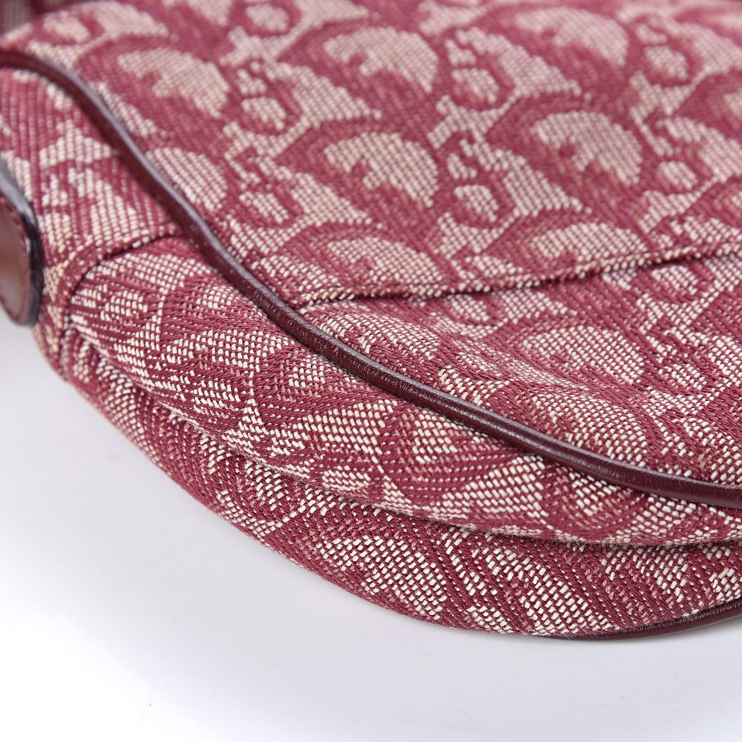 Monogram Saddle Bag Burgundy