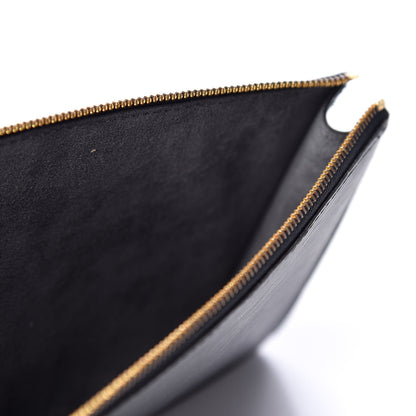 Louis Vuitton Epi Pochette Accessories 24 Black 4 of 8