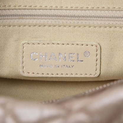 Chanel Distressed Lambskin Lady Braid Small Tote Taupe 6 of 15