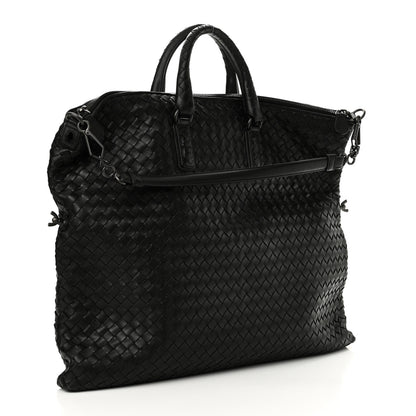 Bottega Veneta Nappa Intrecciato Medium Convertible Tote Black 3 of 18