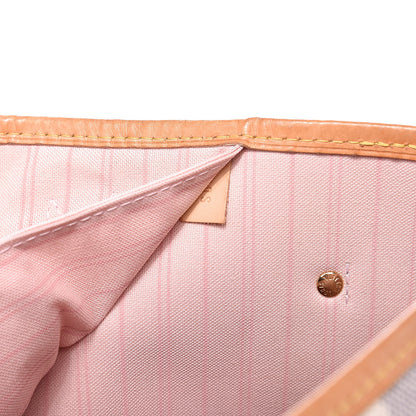 Louis Vuitton Damier Azur Neo Neverfull MM Rose Ballerine 8 of 15