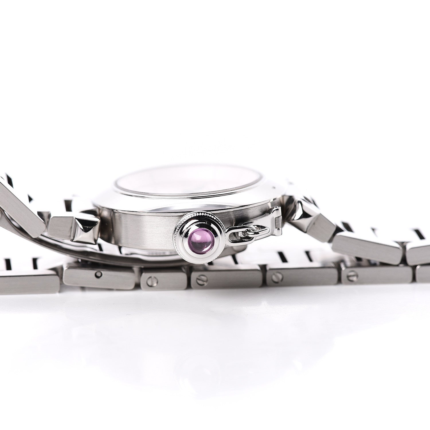 Cartier Stainless Steel 27mm Miss Pasha Quartz Watch Pink 7 of 7