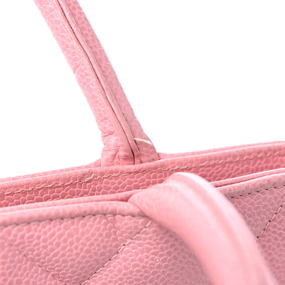 Chanel Caviar Quilted Medallion Tote Light Pink 15 of 17