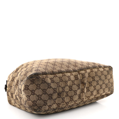 Gucci Monogram Medium Horsebit Chain Hobo Dark Brown 4 of 10
