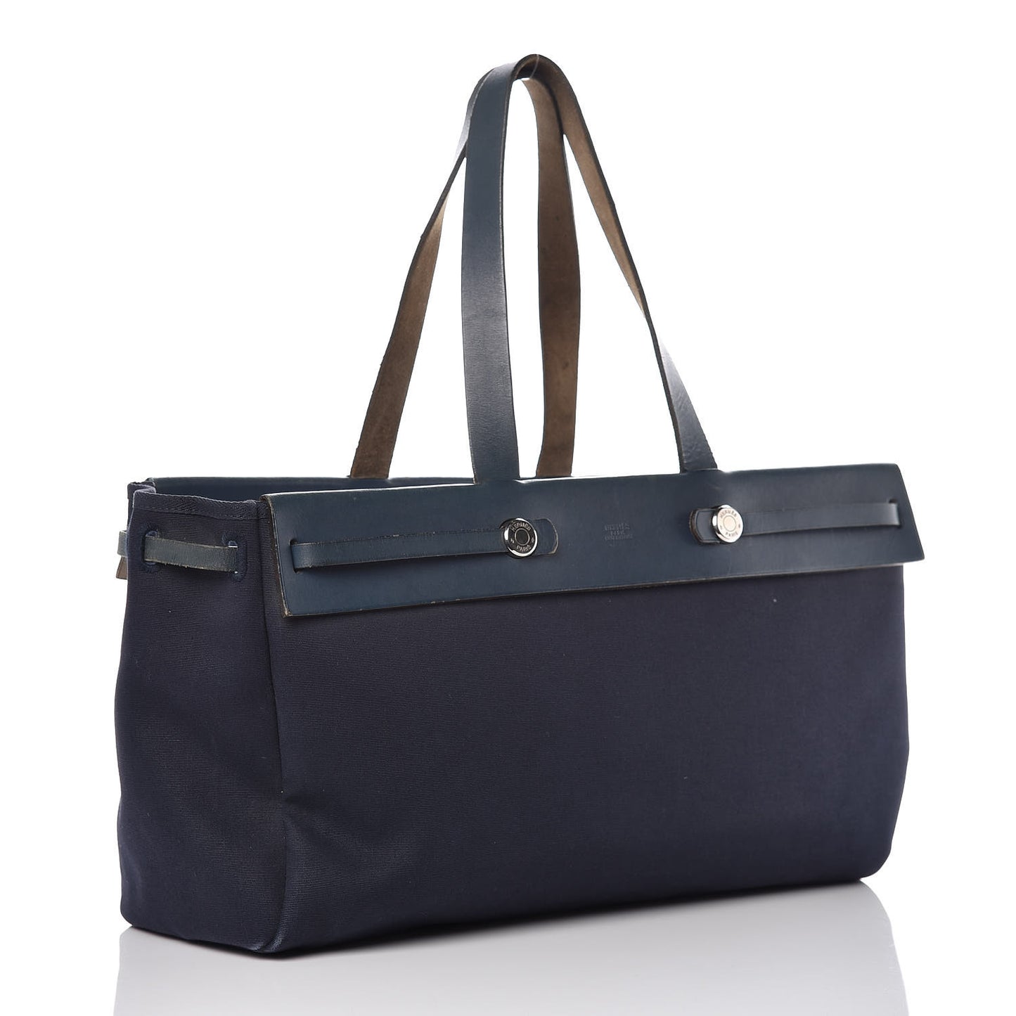 Toile Vache Hunter Herbag Cabas MM Bleu Marine