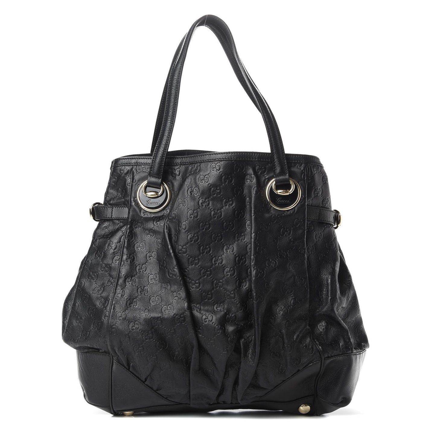 Guccissima Full Moon Tote Black