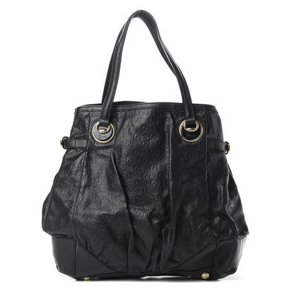 Gucci Guccissima Full Moon Tote Black 1 of 13