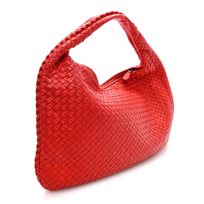 Bottega Veneta Nappa Intrecciato Large Veneta Hobo Corniola 3 of 9