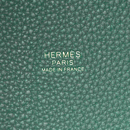 Hermes Taurillon Clemence Picotin Lock 18 PM Vert Jade 6 of 11