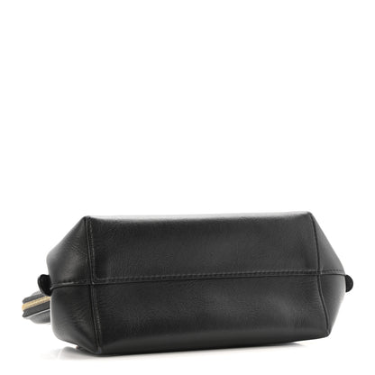 Mansur Gavriel Smooth Calfskin Mini M Frame Crossbody Bag Black Flamma 4 of 15