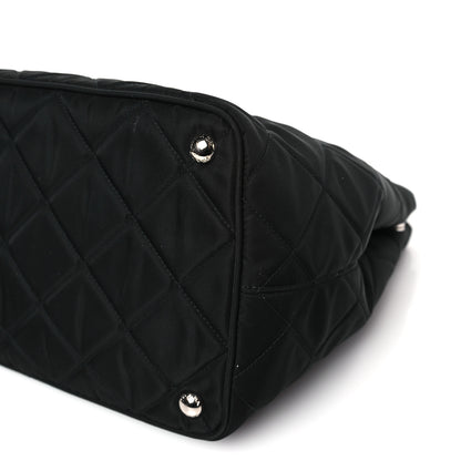 Prada Nylon Tessuto Impuntu Quilted Tote Black 8 of 8