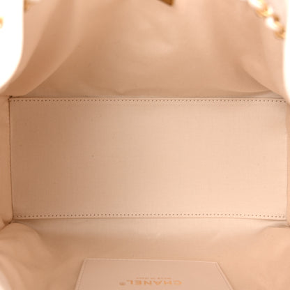 Chanel Caviar Quilted Small Chanel 25 Handbag White 10 of 19