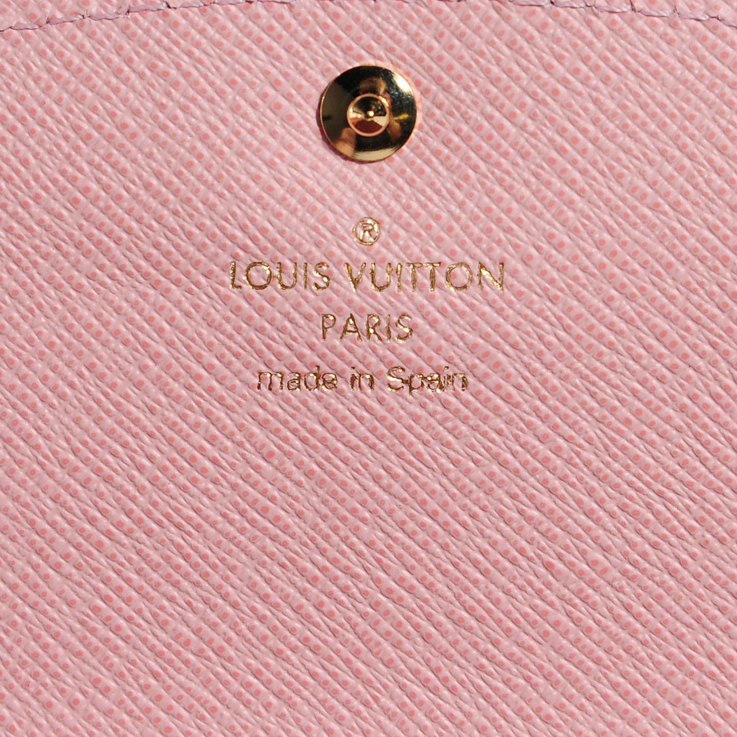 Damier Ebene Caissa Wallet Rose Ballerine