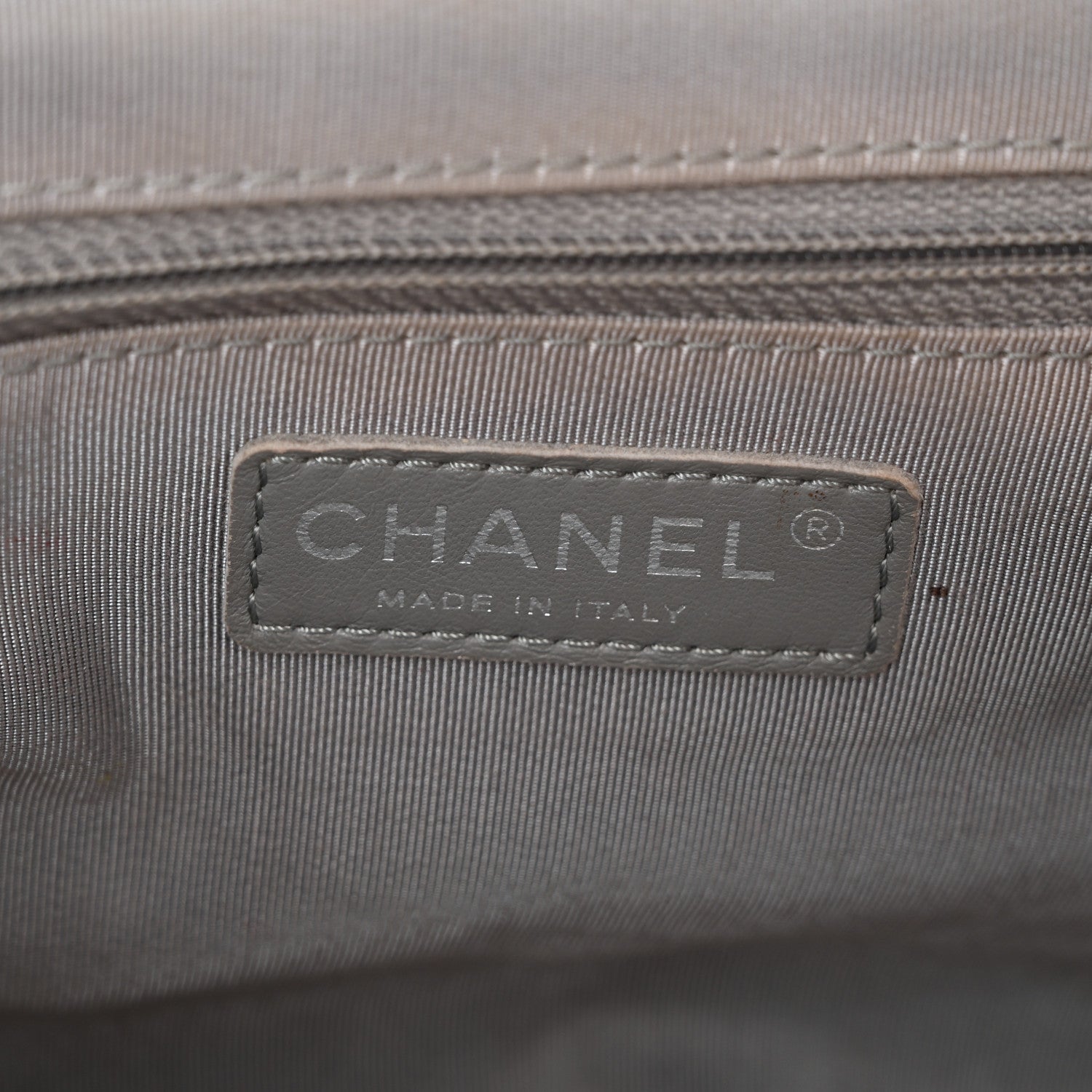 Chanel Washed Lambskin Quilted Medium Chain Around Messenger Beige 7 of 10
