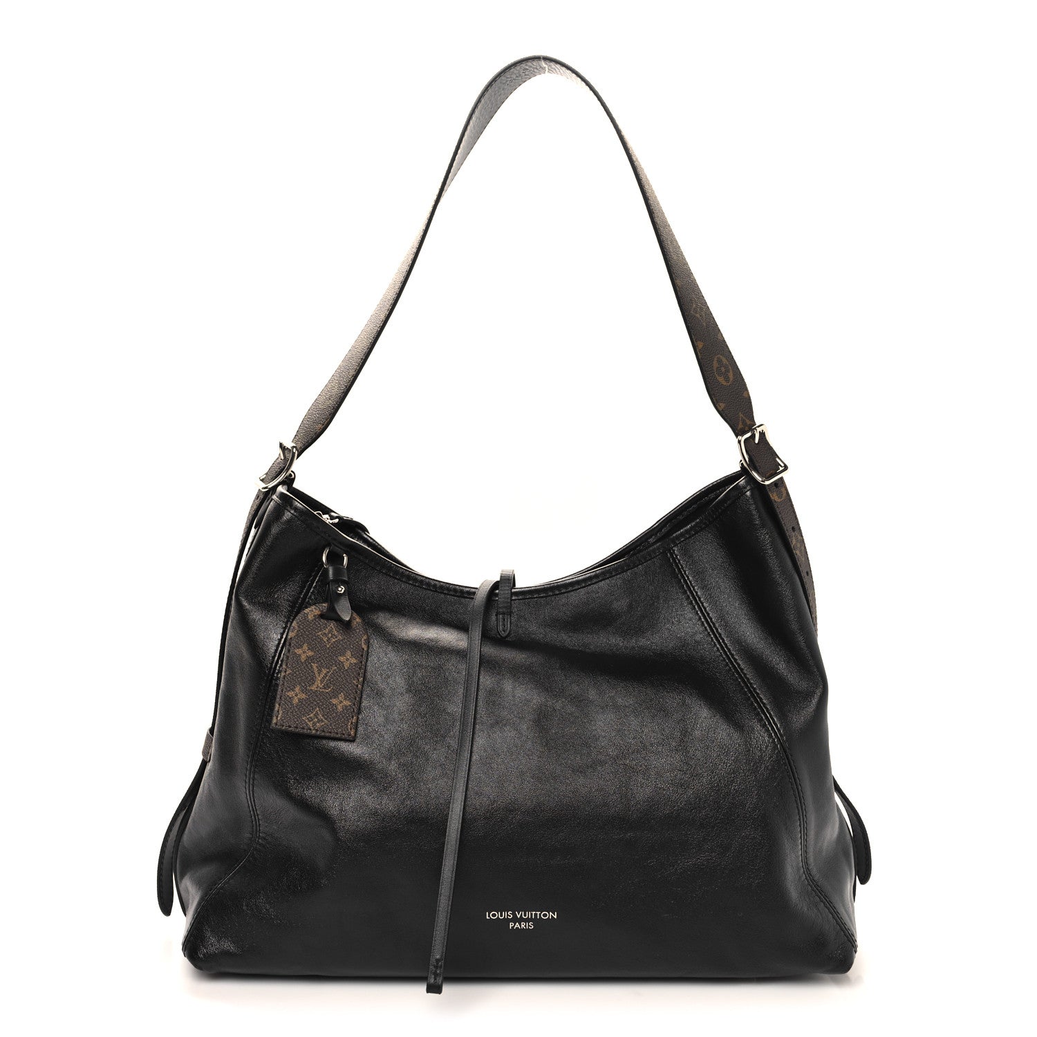 Louis Vuitton Lambskin CarryAll Vibe MM Black 1 of 10