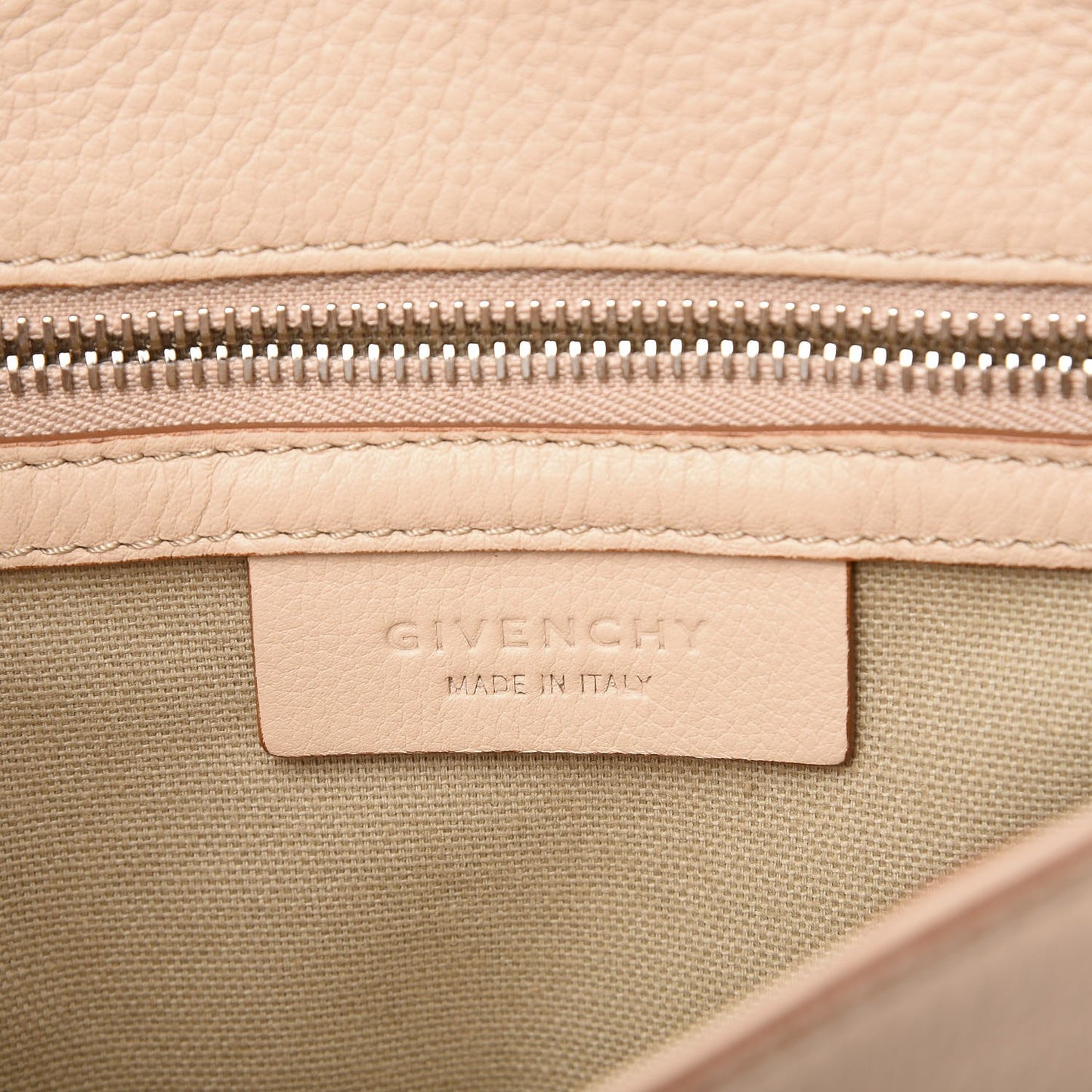 Calfskin Mini Pandora Pure Flap Bag Sand