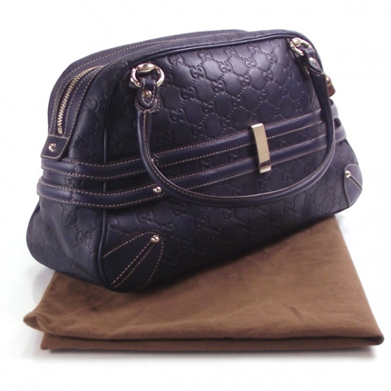 Guccissima Tote Navy